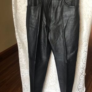 New Leather King Motorcycle women’s pants,size 10